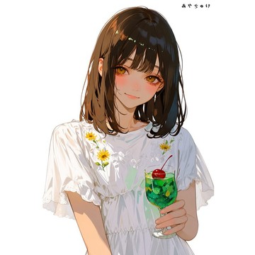 【8 月新款】07-139-0295 人物貼紙 簡約夏日女孩