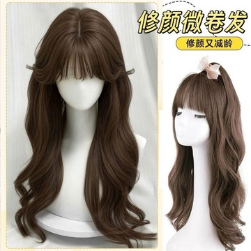 金色大波浪整頂假髮🔥長捲髮女生假髮 Lolita女生髮套 JK少女假髮 軟妹女生假髮 COS角色假髮 整頂假髮頭套
