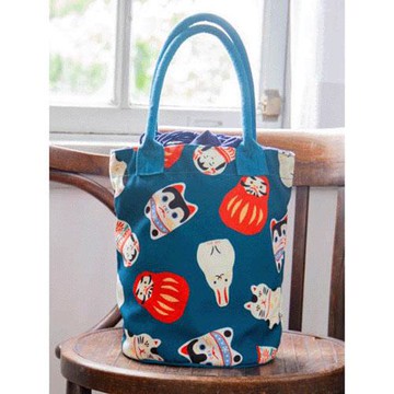 【領券滿額折100】 日本招財貓手提袋 (紅/藍)