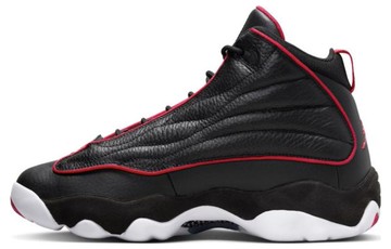 JORDAN PRO STRONG BLACK UNIVERSITY RED