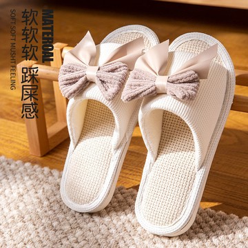 🔥台灣出貨🔥🎉亞麻拖鞋女士 室內家居家用防滑靜音棉麻布地闆四涼拖情侶男 辦公室 四 棉麻布 拖鞋 家用 靜音 家居布拖鞋