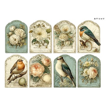 【10月新作】20-103-0193 裁切紙・拼貼素材