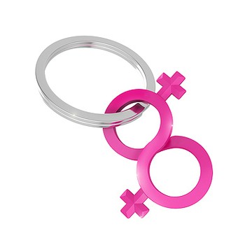 其他事務用品 《比利時MTM》同性之愛鑰匙圈-女+女