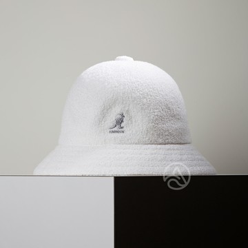 KANGOL Bermuda Casual 白色 百慕達帽 鐘型 漁夫帽 195169015-06