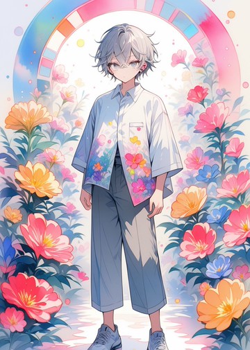 原創人物貼紙 No.567