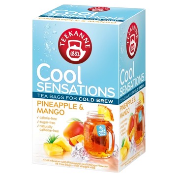 TEEKANNE 恬康樂 Cool Sensations冷泡茶 鳳梨芒果水果茶  2.5g  18個裝  1組