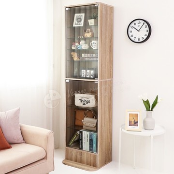 澄境 MIT工業風直立式高180公分十層展示櫃-2色選-櫃子/書櫃/收納櫃/公仔櫃/模型櫃/玻璃櫃/鞋櫃--DIY