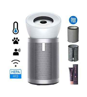 【送雙濾網組+護髮乳】Dyson Purifier Big+Quiet 強效極靜空氣清淨機 BP02 (白色及柔霧銀)