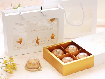 【HA06】月餅提袋 開窗長形提袋 透明提袋 手提紙袋 蛋糕盒袋 禮盒手提袋 櫥窗紙袋花材 乾燥花提袋 花束包裝 白色紙袋 禮物袋 禮品包裝袋【領券滿額再折千12/31止】