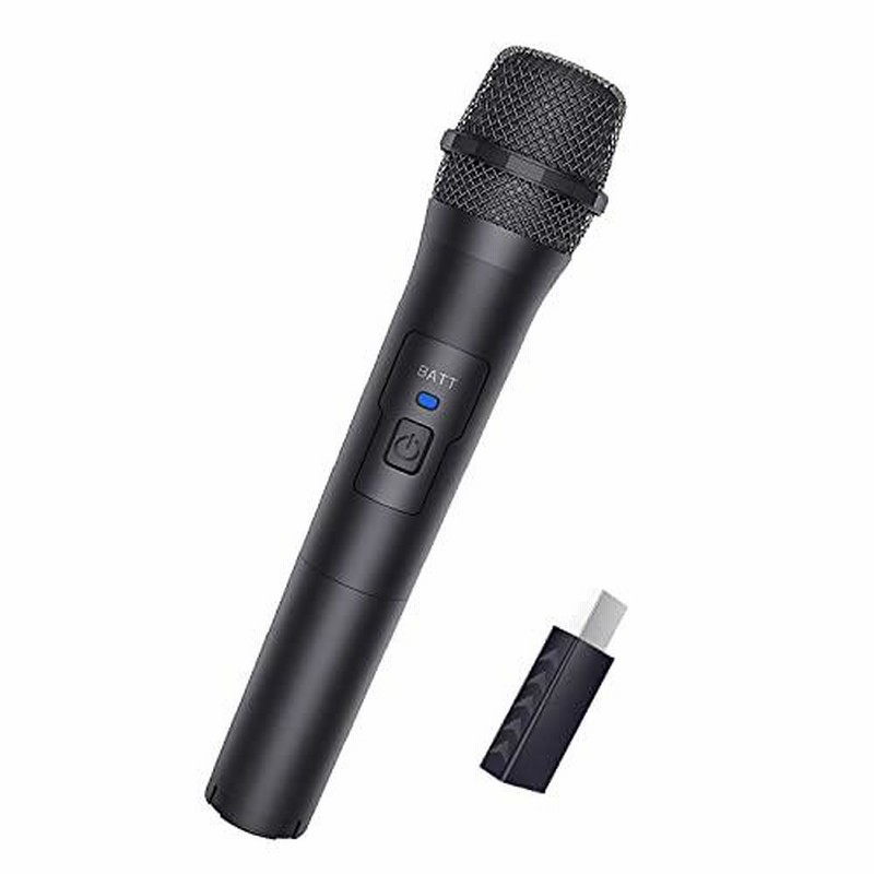 充電式カラオケ ワイヤレスマイク PIONEERコードレスマイク PENTATONIC カラオケマイク GTM-150 レッド ポーチセット