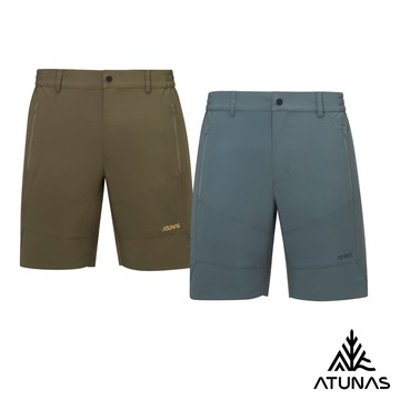 【ATUNAS 歐都納】男款彈性五分褲A8PAGZ01M/2色可選