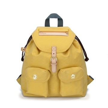 Soldier小休閒束口後背包-檸檬糖黃