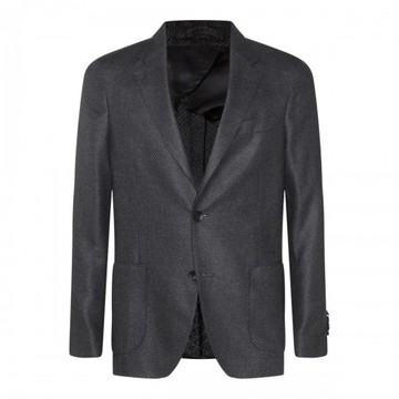 Lardini - Grey Wool Blazer 52