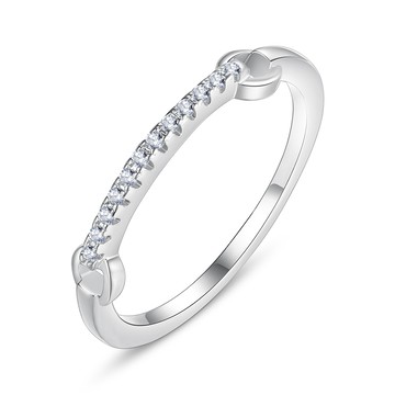 防小人尾戒．追隨所愛．戒指．精鍍正白K．疊戴．混搭