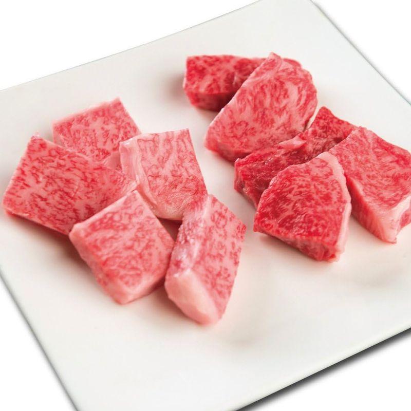 肉のイイジマ 常陸牛A5ひとくちステーキ サーロイン＆もも 計200g