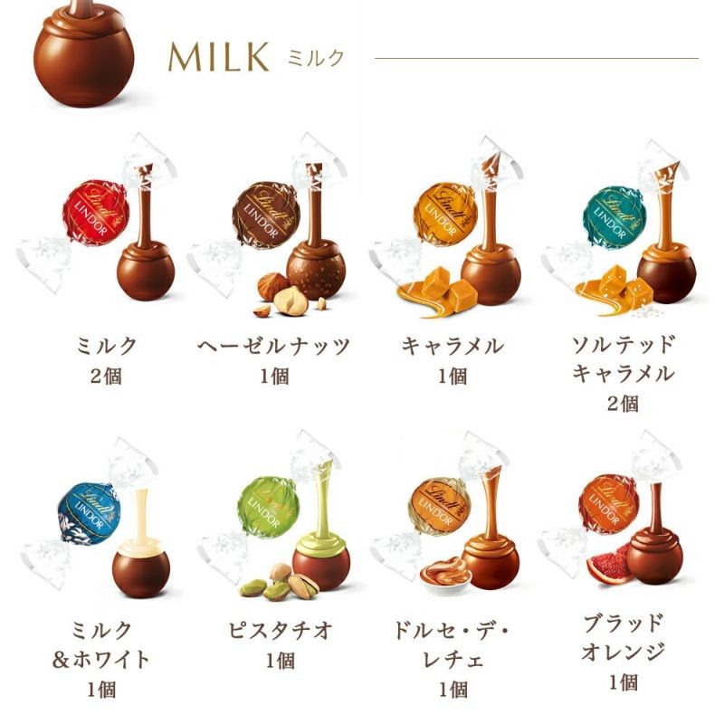 Lindt(リンツ) 【2粒増量中】リンドール テイスティングセット（人気