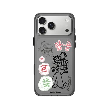 iPhone 17 Pro Max Clear (相機按鈕) 酷墨灰 - MUG CUP GUY - 首爾背影