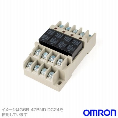 オムロン(OMRON) G6B-47BND DC24V ターミナルリレー NN | LINEショッピング