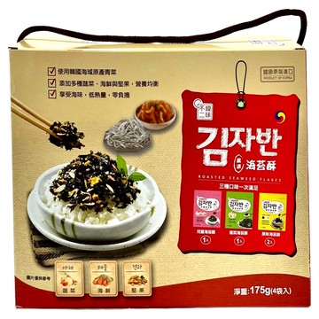 韓味不二 海苔酥禮盒 175g (4袋入)  1盒