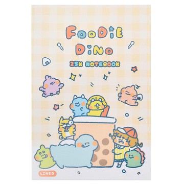 狗狗夾星 25K橫線固頁筆記本