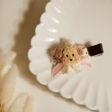 G&G手做布蕾絲狗狗壓夾