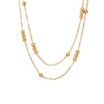 [鍍18K金] 蘇美爾契約鎖骨鍊 / 2色 / Sumerian Contract Necklace