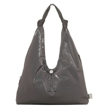Carlyn CUSHYBABE 光澤肩背包 H75333010  Gray  41 x 25 x 5cm