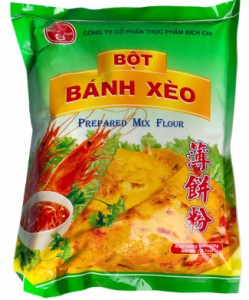 バインセオの粉 ベトナムお好み焼き   ベトナム料理 米粉 ターメリック 豆 ライスペーパー アジアン食品 エスニック食材