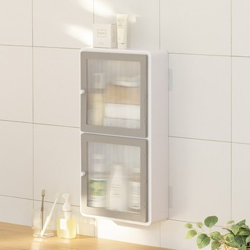 浴室置物架洗手間墻壁掛架化妝收納防水多層整理架衛生間收納柜