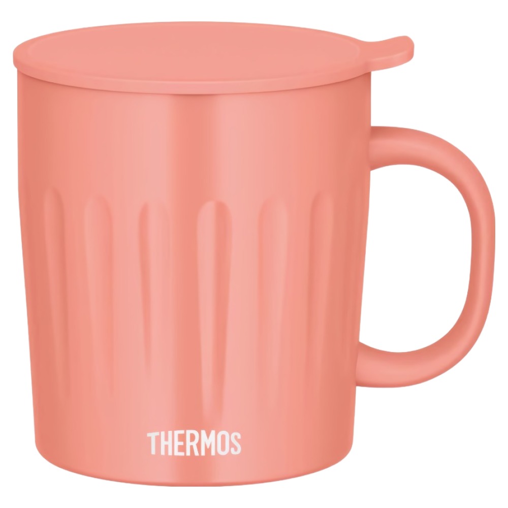 THERMOS 膳魔師 不鏽鋼真空保溫馬克杯 珊瑚粉 550ml 1個