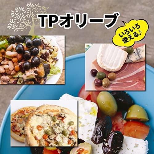 TP ブラックオリーブ 340g *12個 瓶 スペイン産 種抜き 塩漬け オヒブランカ種