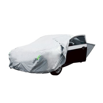 [快速出貨][收禮人可自選款式]【安伯特】炫銀甲隔熱防雨車套(轎車款) 男性禮物 男友禮物 爸爸禮物 生日禮物 交換禮物