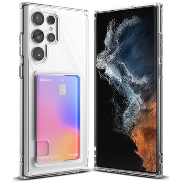 Ringke Fusion Card 超薄卡夾 透明手機殼 三星 Galaxy S22 Ultra