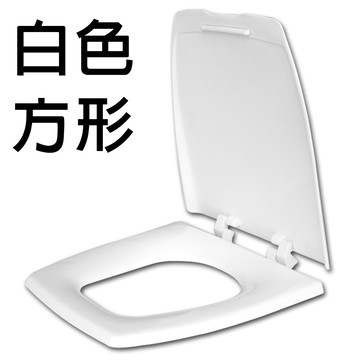 【雙手萬能】台灣製通用型單體方形馬桶蓋 白色 (馬桶座/阿爾卑斯/電光)