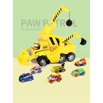 汪汪隊立大功玩具挖掘機玩具車大號挖機小礫工程車挖土機玩具鉤機