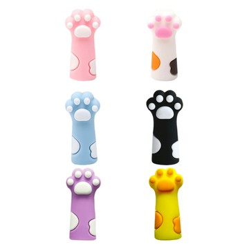 Tteruwa 貓爪多用途矽膠指甲剪保護套 6件組  多色  1組