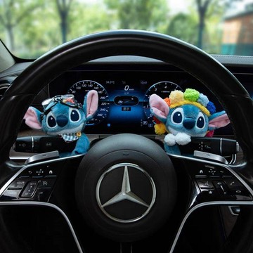 🎀樂貝兒優選🎀毛絨史迪仔 汽車懷擋裝飾 史迪奇星際寶貝 汽車裝飾 可愛史迪仔玩偶 居家装饰 儿童公仔玩具
