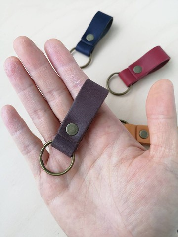 Shekinah 手工皮革 - 迷你鑰匙圈