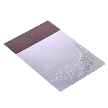 歐風易洗速乾隔熱餐墊 70%環保PVC+30%纖維絲 尺寸:45x30 cm  灰白色  1組