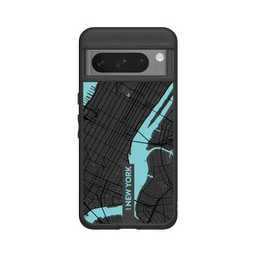 Pixel 8 Pro SolidSuit 黑 - JOCR - New York (Black Logo)
