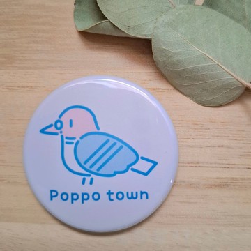 徽章 鮮豔的鴿子