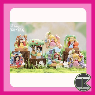 【愛蛋客】12月預購 盲盒公仔 迪士尼公主-花樣秋千 白雪公主 愛麗兒 貝兒 仙杜瑞菈 收藏 娛樂 一中盒6入