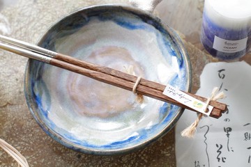 手拉坏絕美藍色調陶碗/陶盤5