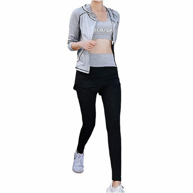 エムエルーセ スポーツウェア 3点セット 上下 セット ジャージ トレーニング 春夏服 レディース ヨガ ブラ おしゃれ 水陸両用 カップ付 タン 通販 Lineポイント最大get Lineショッピング