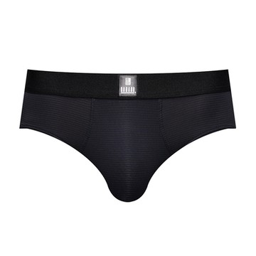 DADADO-黑標系列 M-3L貼身中腰三角男內褲(量子黑) WINCOOL涼感纖維-GK3252BL