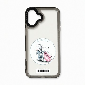iPhone 16 Plus 殼 TRON IPhone 16 PLUS 小動物的小被被單圖  載具 太空殼 透黑款 手機殼