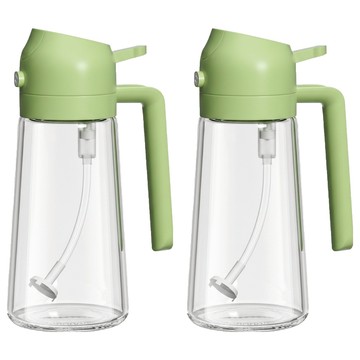 milomix 美樂美事 2合一玻璃噴油壺  470ml  2個