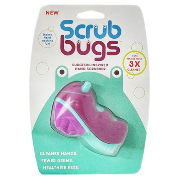 Scrub bugs 洗手蟲 海綿刷 3歲以上  紫色  1個