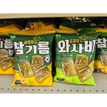 乖乖x韓國🇰🇷跨國聯名 乖乖海苔餅乾（香濃麻油味/嗆辣芥末味）80g韓國零食 韓國海苔 炸海苔 海苔餅乾