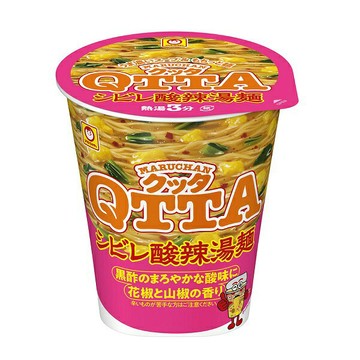 【江戶物語】TOYO 東洋水產 QTTA 麻辣酸辣湯麵 杯麵 76g 花椒 山椒風味 拉麵 泡麵 宵夜 日本原裝進口